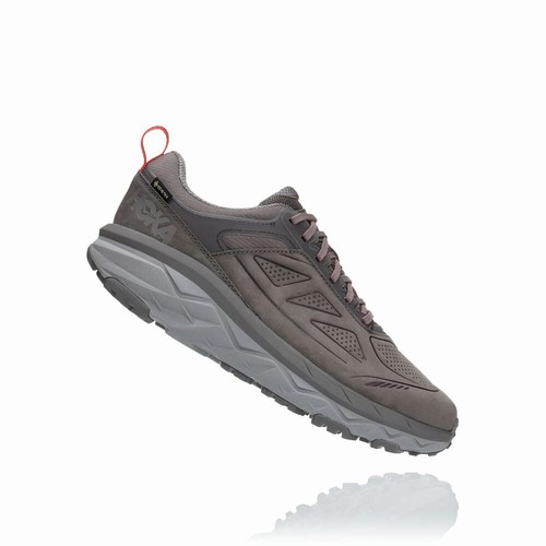 Hoka One One CHALLENGER LOW GORE-TEX Lifestyle Shoes For Men India Grey IN-4056